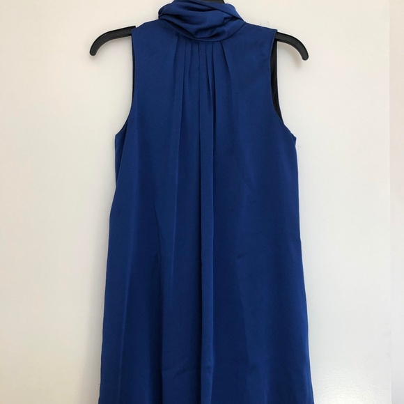 ZARA Cobalt Blue High Neck Dress - Picture 1 of 3
